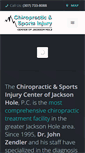 Mobile Screenshot of chiropracticjacksonhole.com